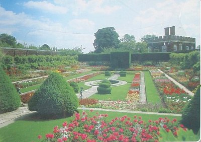 Sunken Garden, Hampton Court, London